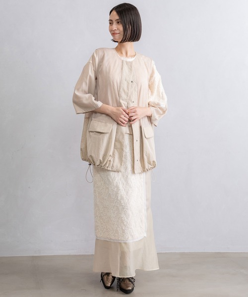 MARECHAL TERRE（マルシャルテル）の「3wayフーディ×ベスト（その他アウター・レディース・ブラック/グレー/ベージュ/モカ・MEDIUM）」の19枚目の写真