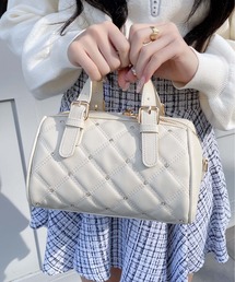 INGNI | ビジューキルティングボストンバッグ(ボストンバッグ)