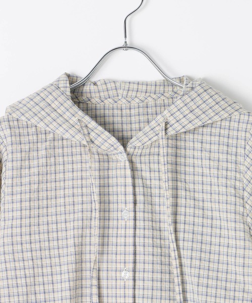 3.3 Field Trip （3.3フィールドトリップ）の「3.3 Field Trip／フーディーサイドギャザーシャツ（シャツ/ブラウス・レディース・ブラック/イエロー・FREE）」の11枚目の写真