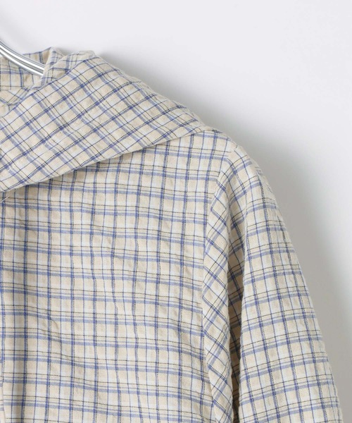 3.3 Field Trip （3.3フィールドトリップ）の「3.3 Field Trip／フーディーサイドギャザーシャツ（シャツ/ブラウス・レディース・ブラック/イエロー・FREE）」の13枚目の写真