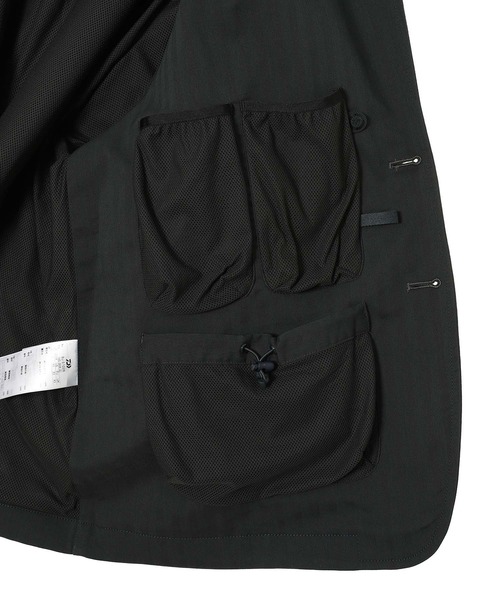 DAIWA PIER39（ダイワピア39）の「DAIWA PIER39 TECH LOOSE 2B JACKET HERRINGBONE BJ-51026（ブルゾン・メンズ・チャコールグレー/オフホワイト・MEDIUM/X-LARGE/SMALL/LARGE）」の18枚目の写真