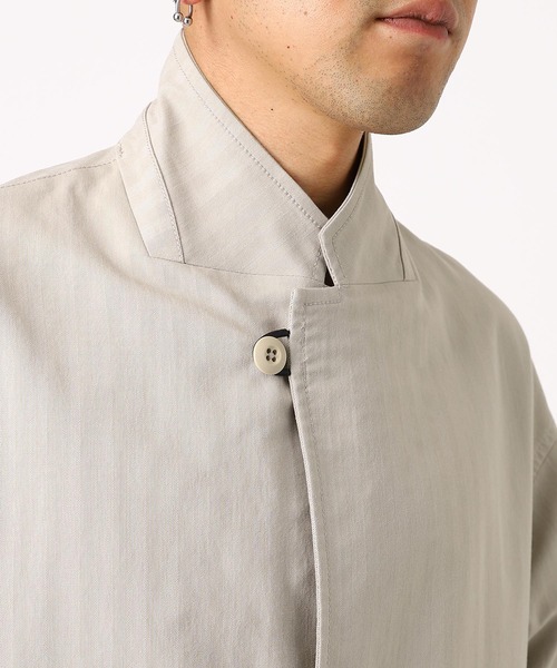 DAIWA PIER39（ダイワピア39）の「DAIWA PIER39 TECH LOOSE 2B JACKET HERRINGBONE BJ-51026（ブルゾン・メンズ・チャコールグレー/オフホワイト・MEDIUM/X-LARGE/SMALL/LARGE）」の5枚目の写真