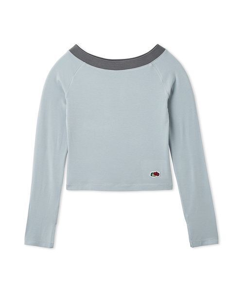 LILY BROWN(リリーブラウン)の「Fruit of the Loom×LILY BROWN/2wayオフショルダートップス(Tシャツ/カットソー・レディース・ネイビー/ホワイト/ライトブルー・F)」の13枚目の写真