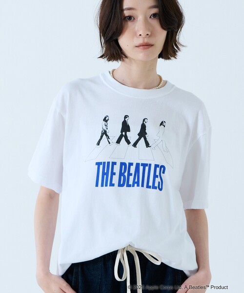 GOOD ROCK SPEED(グッドロックスピード)の「【GOOD ROCK SPEED/グッドロックスピード】ロゴT / THE BEATLES / ビートルズ / バンドTシャツ(Tシャツ/カットソー・レディース・ホワイト系その他/グレー/ブラック系その他/ブラック系その他2・フリー)」の2枚目の写真