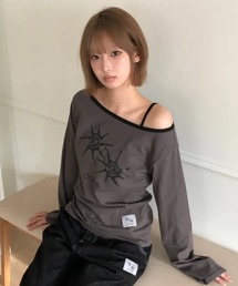 COIRIS（コイリス）の「◇COIRIS◇ブランド直輸入正規品/ソルナ ワンショルダー ロングスリーブTシャツ SOLUNA ONE SHOULDER LONG SLEEVE T（Tシャツ/カットソー）」