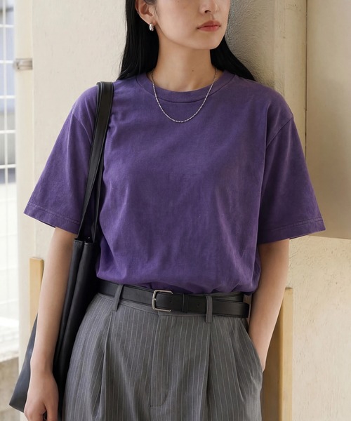 United Athle（ユナイテッドアスレ）の「【United Athle】6.2オンス オープンエンド フェードウォッシュ Tシャツ 4230（Tシャツ/カットソー・メンズ・グレー/ブルー/ブラック/ホワイト/レッド/ネイビー/イエロー/パープル/ベージュ/グリーン・M/L/XXL/S/XL）」の8枚目の写真