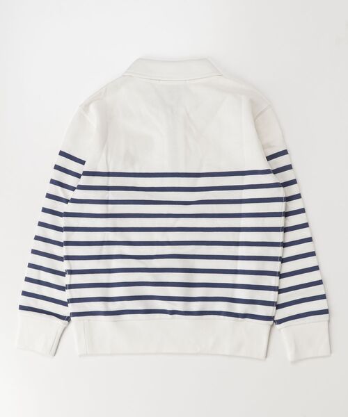 POLO RALPH LAUREN CHILDRENSWEAR（ポロ ラルフ ローレン チルドレンズウェア）の「ストライプド フレンチ テリー スウェットシャツ（スウェット・キッズ・ホワイト・XL/L/M/S）」の2枚目の写真