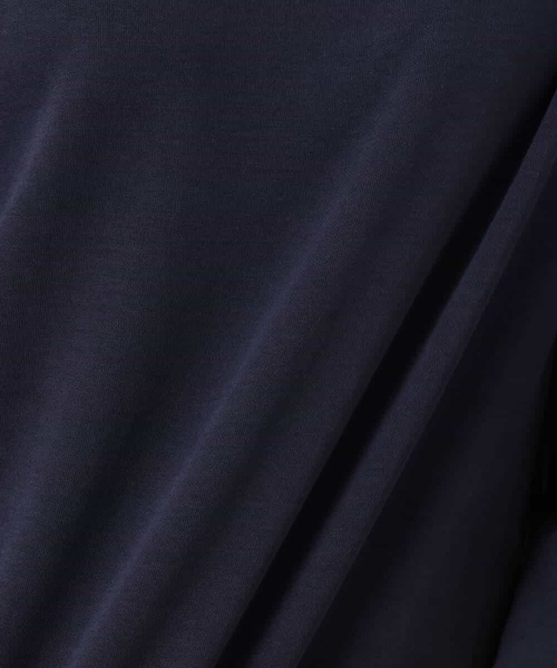 MK MICHEL KLEIN（エムケーミッシェルクラン）の「コットンポンチカットソー/洗える（Tシャツ/カットソー・レディース・ネイビー/ベージュ・38）」の3枚目の写真