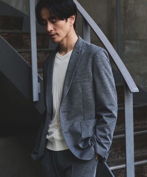 JUN STANDARD PICKS(ジュンスタンダードピックス)の「シルキータッチVNプルオーバー(ニット/セーター・メンズ・ネイビー/ブラック/ホワイト・S/M/LL/L)」の8枚目の写真