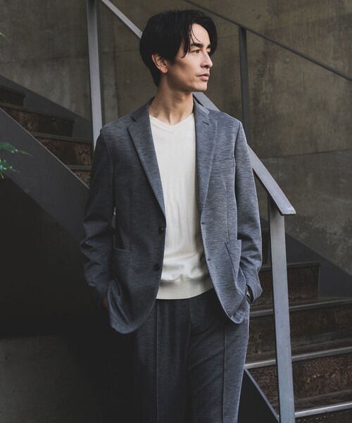 JUN STANDARD PICKS(ジュンスタンダードピックス)の「シルキータッチVNプルオーバー(ニット/セーター・メンズ・ネイビー/ブラック/ホワイト・S/M/LL/L)」の9枚目の写真