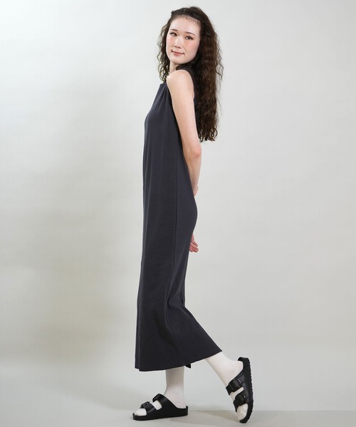 RIKKA FEMME(リッカファム)の「RIKKA FEMME/リッカファム ワンピース リブワンピ ロング丈 RF6S-1408(ワンピース・レディース・グレー/オレンジ/ネイビー/カーキ・FREE)」の20枚目の写真