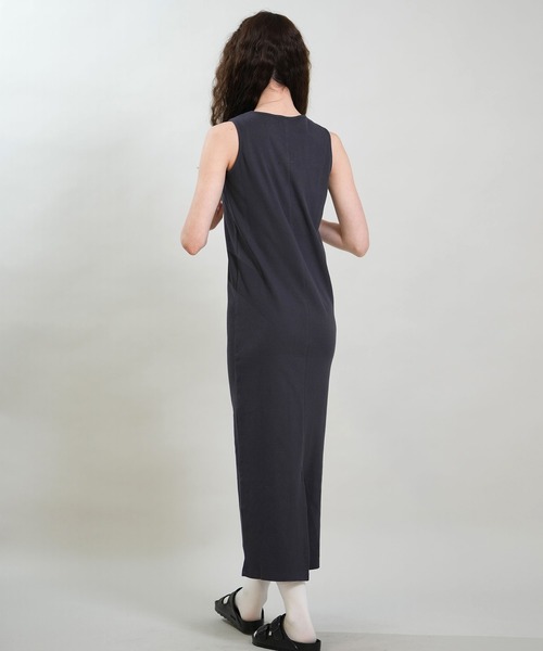 RIKKA FEMME(リッカファム)の「RIKKA FEMME/リッカファム ワンピース リブワンピ ロング丈 RF6S-1408(ワンピース・レディース・グレー/オレンジ/ネイビー/カーキ・FREE)」の21枚目の写真
