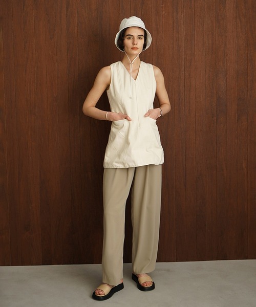 CLANE(クラネ)の「KIJIMA TAKAYUKI×CLANE DETACHABLE STRAP BUCKET HAT(ハット・レディース・ホワイト・0)」の3枚目の写真