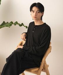 LUCY | LUCY/【26年春夏新作】リングドットヘンリーネックプルオーバー(Tシャツ/カットソー)