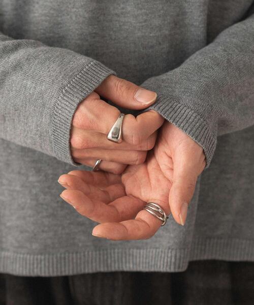 LUCY(ルーシー)の「LUCY/【26年春夏新作】リングドットヘンリーネックプルオーバー(Tシャツ/カットソー・メンズ・ブラック/グレー・LARGE/MEDIUM)」の3枚目の写真