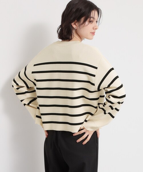 THE SHOP TK (ザ ショップ ティーケー )の「デニム切替カーディガン(カーディガン/ボレロ・レディース・ネイビー系2/アイボリー系2/ピンク・12/13)」の9枚目の写真