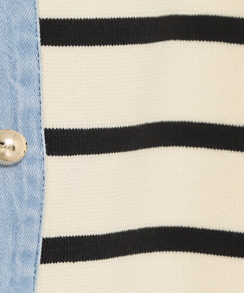 THE SHOP TK (ザ ショップ ティーケー )の「デニム切替カーディガン(カーディガン/ボレロ・レディース・ネイビー系2/アイボリー系2/ピンク・12/13)」の11枚目の写真