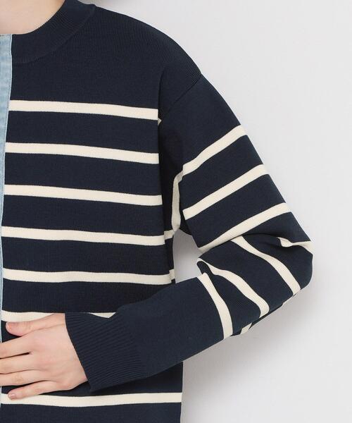 THE SHOP TK (ザ ショップ ティーケー )の「デニム切替カーディガン(カーディガン/ボレロ・レディース・ネイビー系2/アイボリー系2/ピンク・12/13)」の20枚目の写真