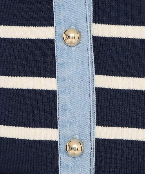 THE SHOP TK (ザ ショップ ティーケー )の「デニム切替カーディガン(カーディガン/ボレロ・レディース・ネイビー系2/アイボリー系2/ピンク・12/13)」の22枚目の写真