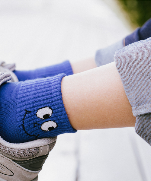 and D. petit main（アンドディープティマイン）の「【Dセレクト】おめめソックス（ソックス/靴下・キッズ・イエロー/ピンク/グリーン/ブルー/レモンイエロー・M(16-18cm)/L(19-23cm)/14-15cm）」の9枚目の写真