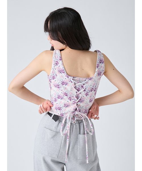 LILY BROWN（リリーブラウン）の「デニムビスチェ（その他トップス・レディース・インディゴブルー/ライトブルー/その他・F）」の6枚目の写真