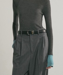 CINOH（チノ）の「LEATHER BELT/SILVER BUCKLE（ベルト）」