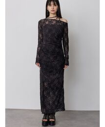 MURUA（ムルーア）の「【WEB限定】フロッキーフラワーシアーワンピース（ワンピース）」