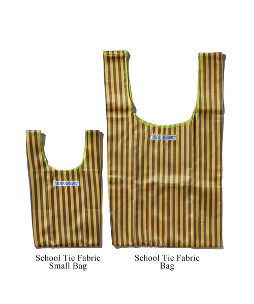 PUEBCO（プエブコ）の「SCHOOL TIE FABRIC SMALL BAG / RedxLight Blue（エコバッグ/サブバッグ・メンズ・レッド系その他・ONE SIZE）」の4枚目の写真