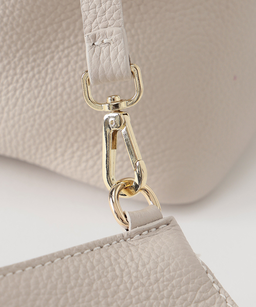 IENA(イエナ)の「Manuel MILANO/マニュエルミラノ 2WAY BAG バッグ 6467(ハンドバッグ・レディース・ブラック/チャコールグレー・FREE)」の7枚目の写真