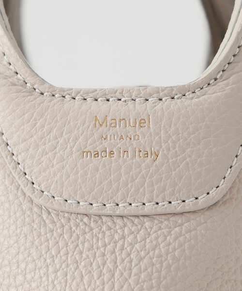 IENA(イエナ)の「Manuel MILANO/マニュエルミラノ 2WAY BAG バッグ 6467(ハンドバッグ・レディース・ブラック/チャコールグレー・FREE)」の8枚目の写真