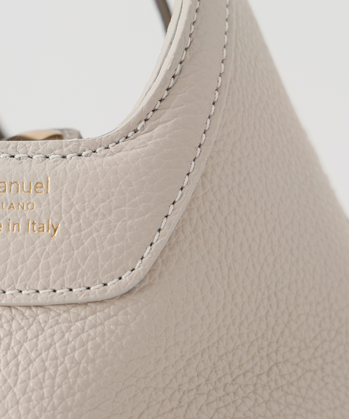 IENA(イエナ)の「Manuel MILANO/マニュエルミラノ 2WAY BAG バッグ 6467(ハンドバッグ・レディース・ブラック/チャコールグレー・FREE)」の16枚目の写真