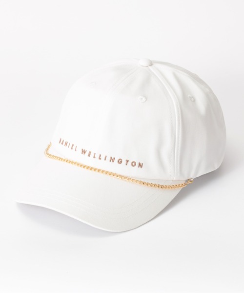 Daniel Wellington(ダニエルウェリントン)の「ダニエルウェリントン チェーン キャップ(キャップ・レディース・ホワイト/ブラック/キャメル・FREE)」の1枚目の写真