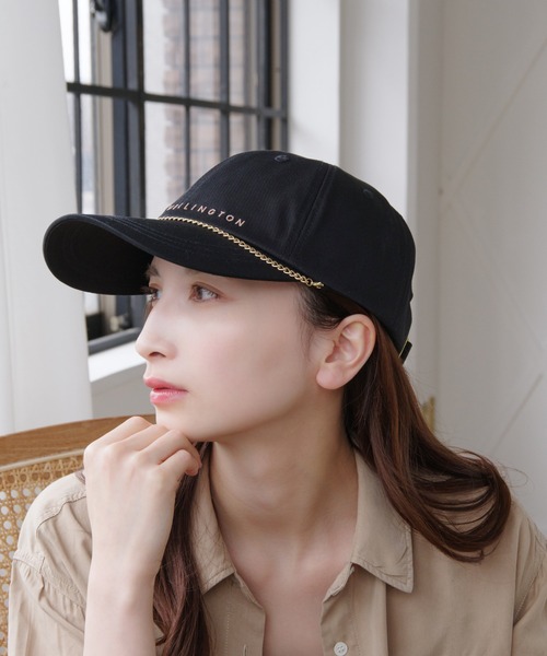 Daniel Wellington(ダニエルウェリントン)の「ダニエルウェリントン チェーン キャップ(キャップ・レディース・ホワイト/ブラック/キャメル・FREE)」の8枚目の写真