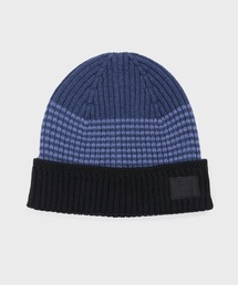 Paul Smith（ポールスミス）の「“Cropped Logo” ボーダー ニットキャップ【160311 CWBEAN】（ニットキャップ/ビーニー）」