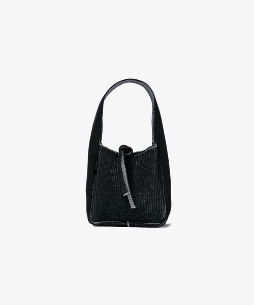 LASTFRAME(ラストフレーム)の「KYOTO METALLIC REVERSIBLE TASUKI TOTE MINI(ハンドバッグ・レディース・ブラック/グレー・FREE)」の3枚目の写真