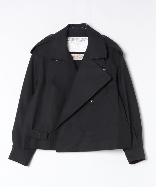 ROBES&CONFECTIONS(ローブスコンフェクションズ)の「Robes & Confections/ローブス&コンフェクションズ/ワックスコットンジャケット(その他アウター・レディース・ブラック/カーキ・1)」の1枚目の写真