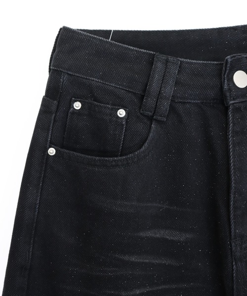 ANAP（アナップ）の「キラキラダメージデニム（デニムパンツ・レディース・ブルー/ブラック・M/S）」の18枚目の写真