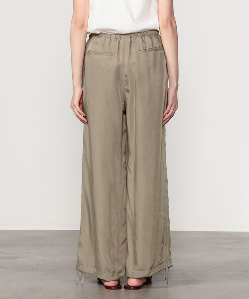 LE GLAZIK（ルグラジック）の「LE GLAZIK | キュプラ エラスティックパンツ SOLID WOMEN（その他パンツ・レディース・グレイッシュベージュ/チャコール/ブルー系その他・36）」の8枚目の写真