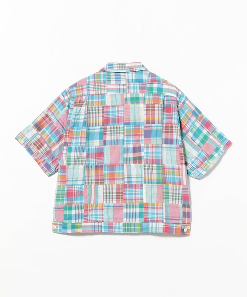 BEAMS PLUS(ビームスプラス)の「Cabana Boy-SHT Patchwork Madras Pink(シャツ/ブラウス・メンズ・ピンク・SMALL/MEDIUM/LARGE/X-LARGE)」の12枚目の写真