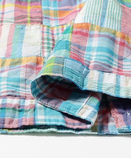 BEAMS PLUS(ビームスプラス)の「Cabana Boy-SHT Patchwork Madras Pink(シャツ/ブラウス・メンズ・ピンク・SMALL/MEDIUM/LARGE/X-LARGE)」の13枚目の写真