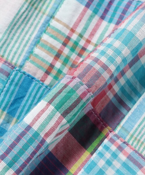 BEAMS PLUS(ビームスプラス)の「Cabana Boy-SHT Patchwork Madras Pink(シャツ/ブラウス・メンズ・ピンク・SMALL/MEDIUM/LARGE/X-LARGE)」の14枚目の写真