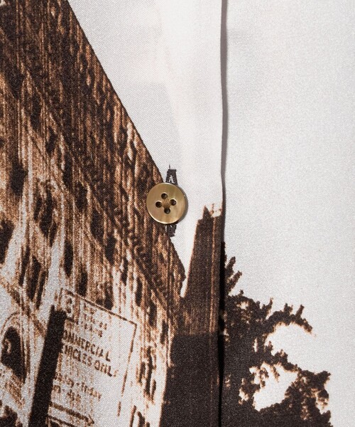 6（ロク）の「＜6(ROKU)＞NYプリント シャツ（シャツ/ブラウス・レディース・その他1・FREE）」の9枚目の写真