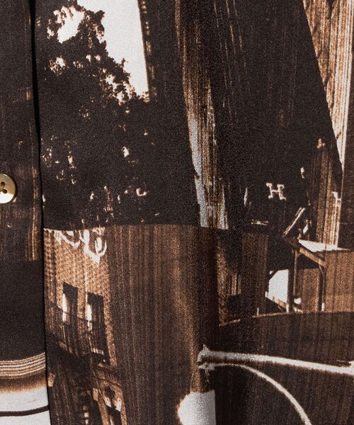 6（ロク）の「＜6(ROKU)＞NYプリント シャツ（シャツ/ブラウス・レディース・その他1・FREE）」の10枚目の写真