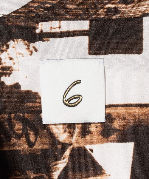 6（ロク）の「＜6(ROKU)＞NYプリント シャツ（シャツ/ブラウス・レディース・その他1・FREE）」の11枚目の写真