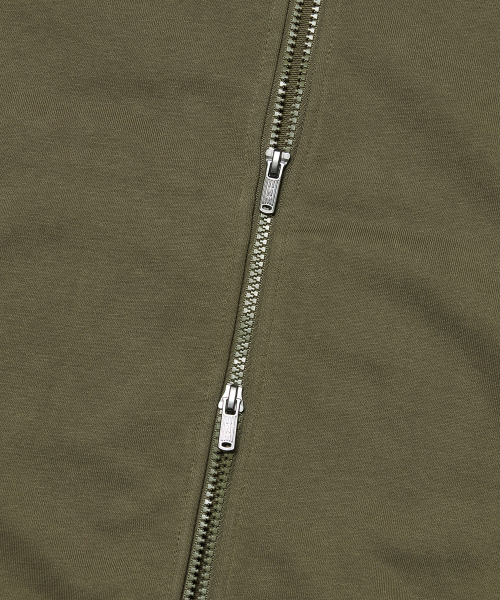 NOMANUAL(NOMANUAL)の「NM WAFFLE BLENDED JERSEY - KHAKI(ナイロンジャケット・レディース・その他・LARGE/SMALL/MEDIUM)」の8枚目の写真