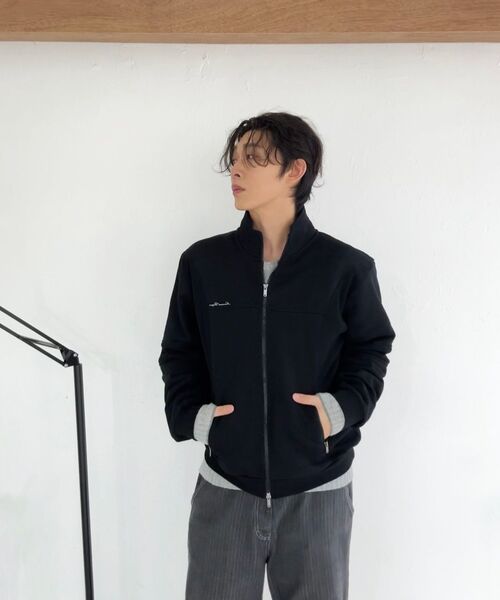 NOMANUAL(NOMANUAL)の「NM WAFFLE BLENDED JERSEY - KHAKI(ナイロンジャケット・レディース・その他・LARGE/SMALL/MEDIUM)」の6枚目の写真