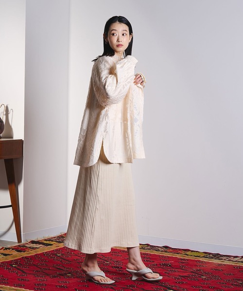 ROSE BUD（ローズバッド）の「LACEUP CUT DRESS（ワンピース・レディース・グレー/ブラック/ホワイト・ONE SIZE）」の10枚目の写真