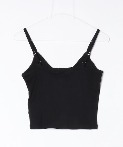 GUESS JEANS（ゲスジーンズ）の「GUESS JEANS Pointelle Cami キャミソール（キャミソール・レディース・ブラック・MEDIUM/SMALL/X-SMALL）」の12枚目の写真