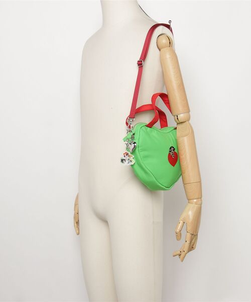PR01.(ピーアールワン)の「【The Powerpuff Girls / パワーパフ ガールズ】 ハートバッグ(ハンドバッグ・レディース・ブルー/ピンク/グリーン・FREE)」の9枚目の写真
