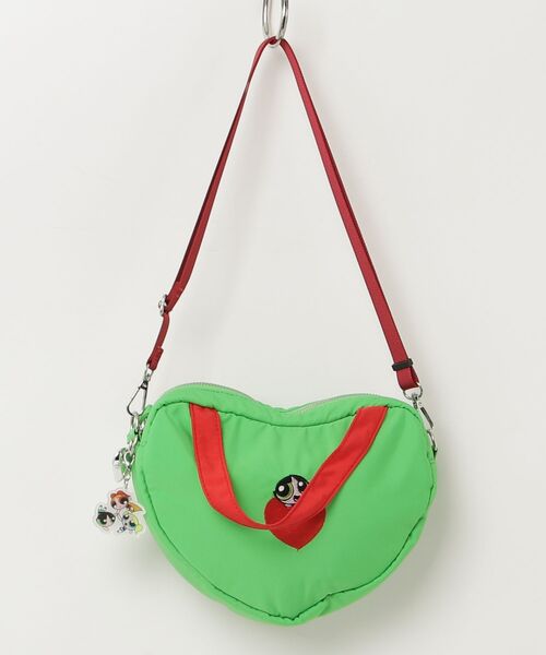 PR01.(ピーアールワン)の「【The Powerpuff Girls / パワーパフ ガールズ】 ハートバッグ(ハンドバッグ・レディース・ブルー/ピンク/グリーン・FREE)」の22枚目の写真